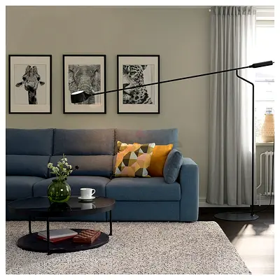 Ikea Eskilstuna Gunnared Blue 3 seater Sofabed