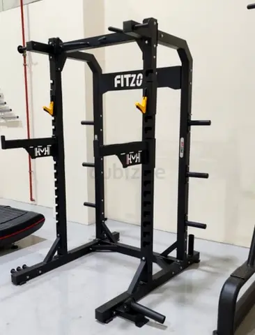 Fitzone Heavy Duty Squat Rack / Power Cage with Plate Holders