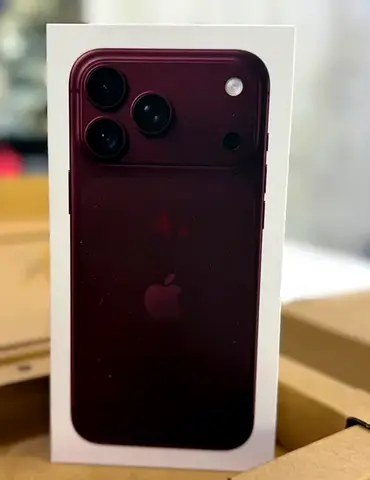 IPHONE 18 pro Max Burgundy 256 Gb sealed box
