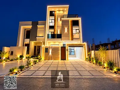 Luxury Modern Townhouse for Sale in Al Helio 1 – Ajman | Two Floors Plus Roof Terrace | Near Safir