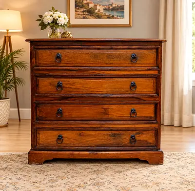 Marina Home Solid Wood Chest Of Drawers