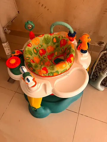Baby activity jumper seat - sturdy with toys, good condition