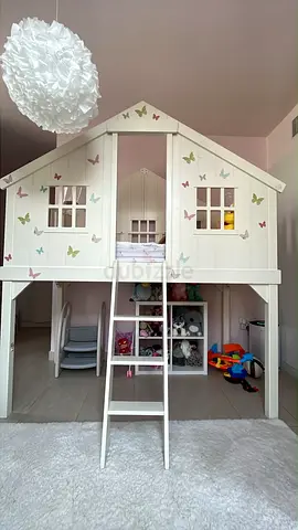 Pottery Barn Treehouse Loft Bed - mattress not included