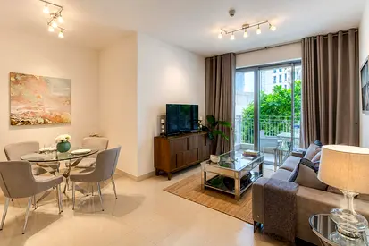 Next Available: 17 Oct 2026 | Dubai Mall 1BR Apartment with Balcony & Gym