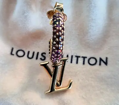 Original Louis Vuitton LV Iconic Earrings (Women) with invoice