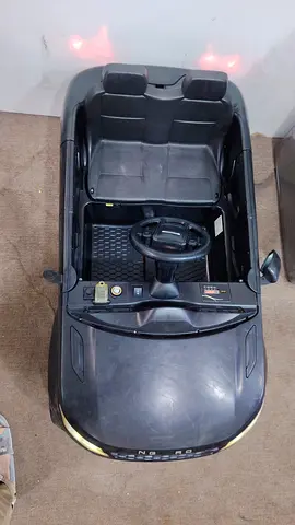 Black 2-Seater Electric Ride-On Toy Car (Battery Powered)