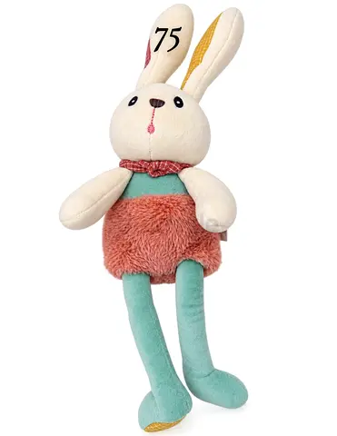Preloved Cute Long-Legged Bunny Rabbit Plush Doll – Pastel Colors | Price reduced