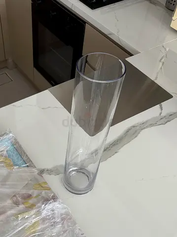 Decorative Glass Cylinder Vase 40cm tall