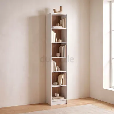 New Alford Avian 6-Tier Narrow Bookcase