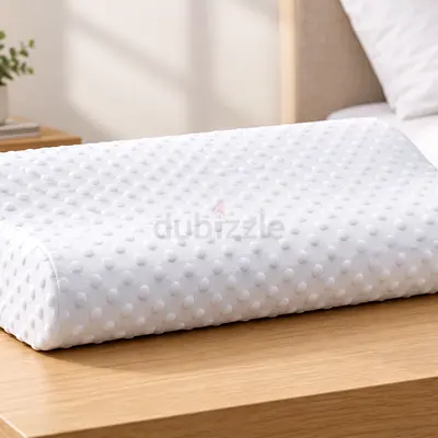 Contour-Free Memory Pillow, Soft Cushioned Head Rest for Bedroom, Sofa, Car & Office Napping, Gentle