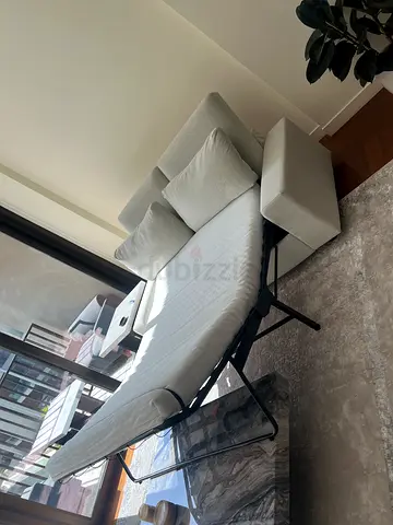 fabric sofa bed-out guest bed (good condition) vimle
