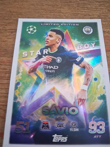 Topps UEFA Star Boy Kevin De Bruyne Savio Collectible Card (Limited Edition)