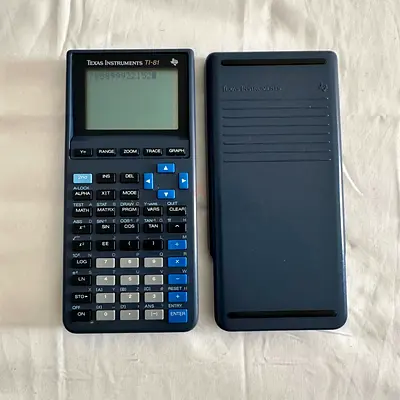 TEXAS Instruments TI-81 Graphing Calculator.