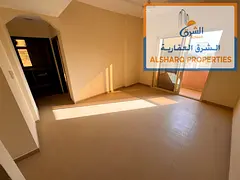 One bedroom and living room – balcony – central air conditioning – easy access to Sharjah, Dub