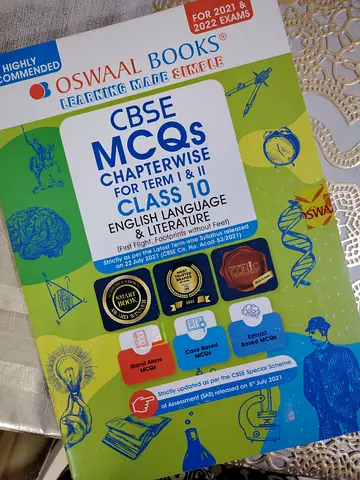 Oswaal CBSE MCQs Chapterwise Class 10 English Language & Literature (2021-22)