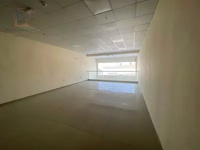 Showroom for Rent in Al Jurf Industrial 2 Main Road 1550 Sq Ft Mezzanine Modern Fire System
