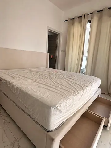 King Storage Bed with Mattress - Moving Sale
