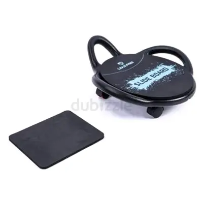 Slide Board Ab Wheel -360° Rotating Core & Abdominal Trainer with Knee Mat - Brand New