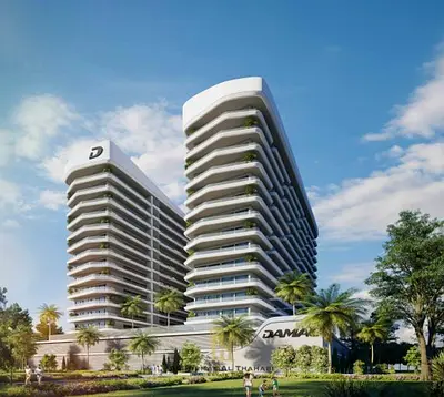 شقة بغرفة نوم واحدة | ELO 3 داماك هيلز 2 | تصميم مفروش بإطلالة على الحديقة