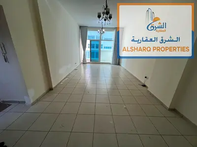 غرفتين وصالة _3حمام _ مساحة كبيرة جدًا _ باركن مجاني_ جيم _مسبح _حديقة وكيدز أريا داخل البرج_سهل المخرج للشارقة ودبي