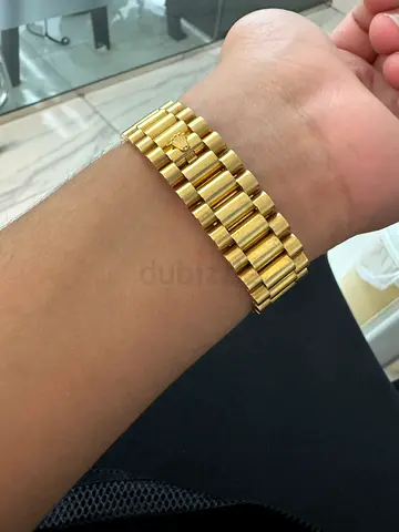 Full gold24k watch bracelet / replacement strap, 18-20mm adjustable