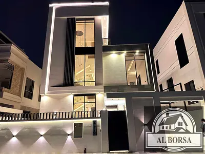 🏡 فيلا للإيجار في منطقة الياسمين – عجمان ✨ فيلا واسعة بتصميم مميز، مناسبة للعائلات الكبيرة. تفاصيل الفيلا: 🏠 تتكون من أرضي وأول وروف 🛏️ 5 غرف نو