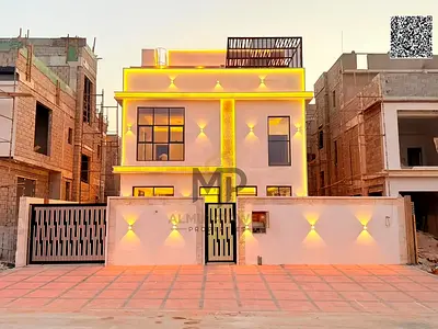 فيلا فاخرة مع حمام سباحة للبيع في هيليو 1 - عجمان | 5 غرف نوم رئيسية + سقف السعر يشمل رسوم التسجيل والملكية!