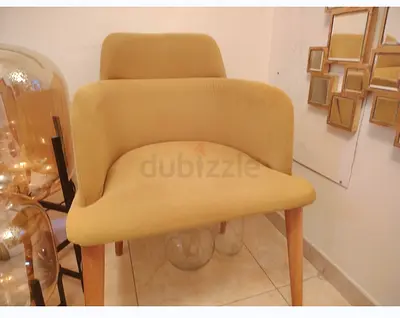 2XL Upholstered Dining/Accent Chair with Wooden Legs