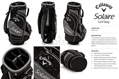 Callaway Solaire Golf Bag – Like New, Barely Used