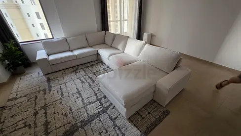 Ikea kivik ushape sofa beige