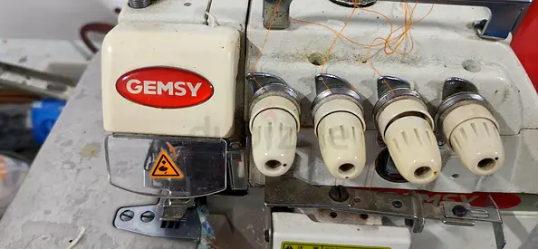GEMSY Industrial Overlock Sewing Machine for Sale