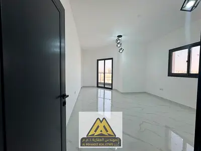 2BR, separate living room, 2 baths, balcony, central AC, near Hamidiya Traffic Dept. AED 48,000 yea