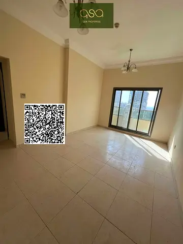An Empty Two Bedroom Apartment With Parking Is Available For Rent In Paradise Lake Tower B5 Emirates City, Ajman!