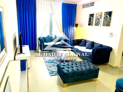 For monthly rent, 1BHK with spacious living room and 2 Bathrooms in Al Taawun, Sharjah area with free Wi-Fi