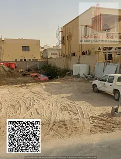 Commercial land for sale in Al Muwaihat 3; area: 4,843 sq. ft.; Ground + 1.