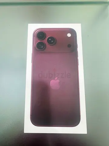 Apple iPhone 18 Pro Max Burgundy 256GB Physical Sim SEALED BOX