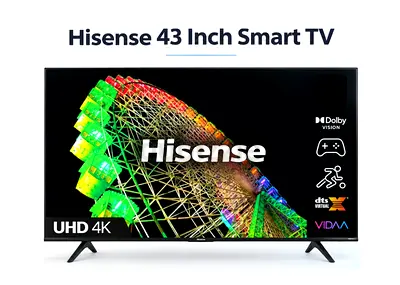 Hisense 43 Inch A6BG 4K UHD Smart TV 43A6BG