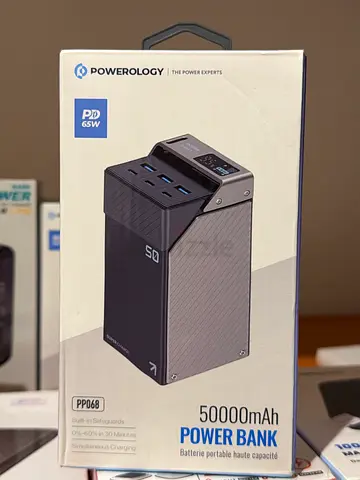 Powerology 50000mAh Power Bank (PD 65W) - New in Box I have 4 pices buy them all i will g