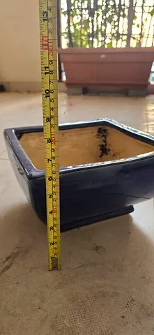 2 Square Plant Pots