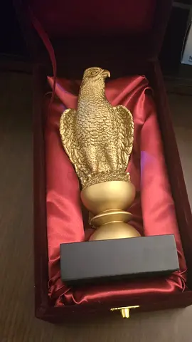 Gold Eagle Trophy/Ornamental Figurine in Presentation Box