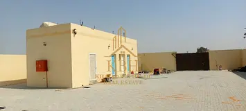 15,716 Sq. Ft. Industrial Yard for Rent in Al Sajaa, Sharjah | Near Main Road | 35 KW | 2 Offices | 