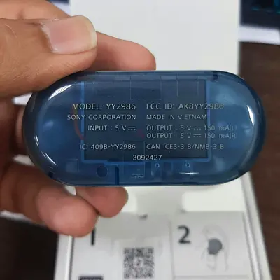 SONY EARPHONE WIRELESS NOISE CANCELLING (WF-C710N/LZ) GLASS BLUE