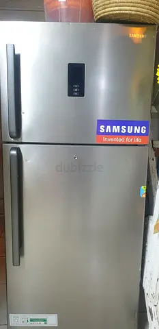 Samsung Side-by-Side Refrigerator, Stainless Steel, Good Working Condition
