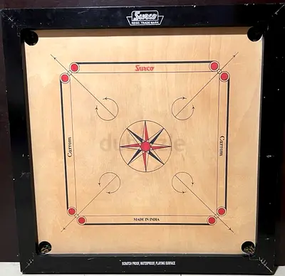 CARROM Board for sale - 85x85cm with frame, (frame is 10cm)