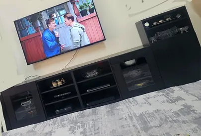 TV Unit set 3 cabinet IKEA still like new