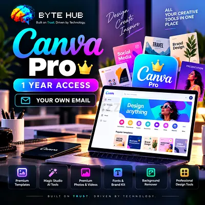 🎨 Pro Design Subscription | 1 Year – Your Own Email