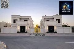 Villa in Al Zahia with a distinctive design; freehold ownership, with registration and ownership fee