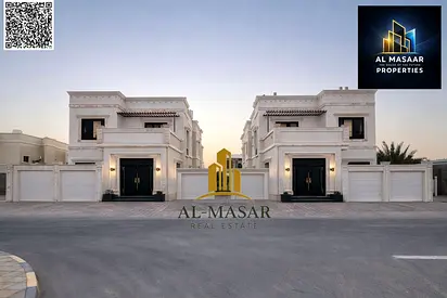 Villa in Al Zahia with a distinctive design; freehold ownership, with registration and ownership fees included.