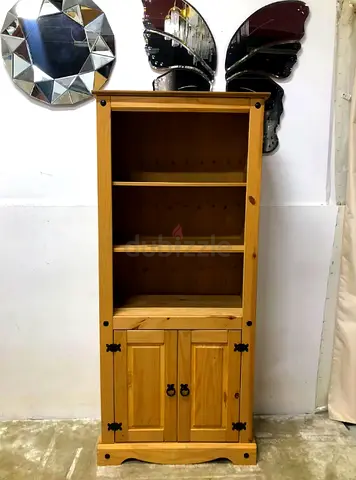 SOLID WOOD 2-Door bookcase(80x40x183cm)