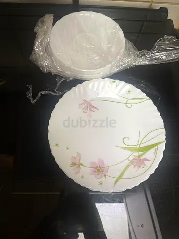 Floral snack plate